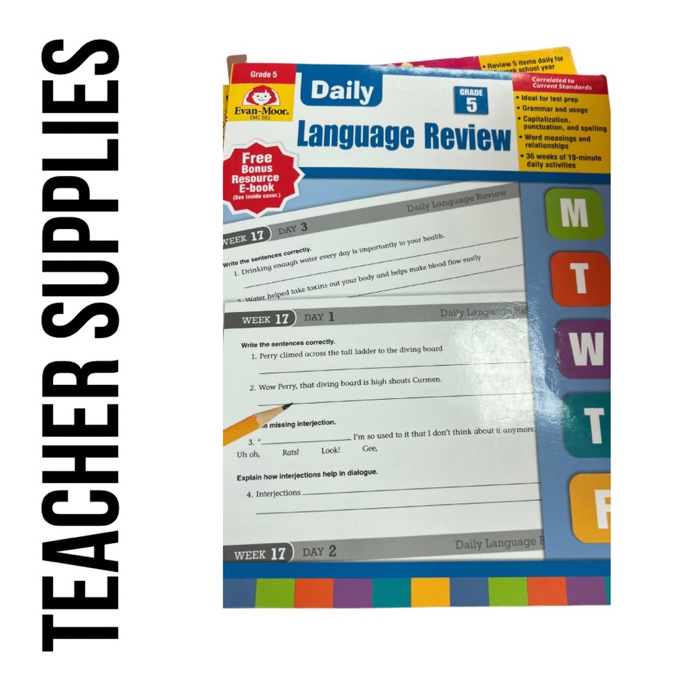 Daily Language Review Grade 5 Evan-Moor